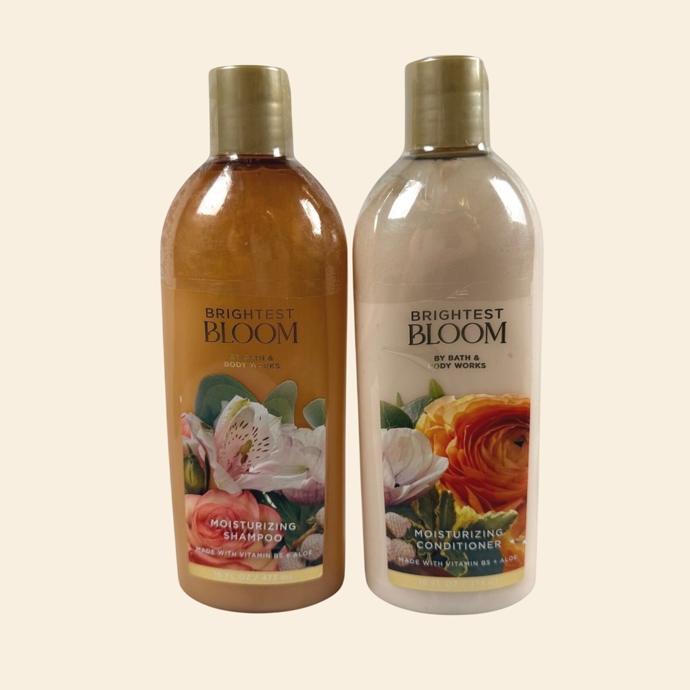 Bath & Body Works Brightest Bloom Shampoo & Conditioner Set 16oz NEW and SEALED